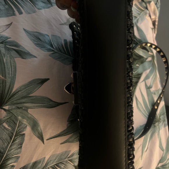 Valentino Rockstud straw bag - Picture 6 of 7